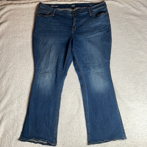 A.N.A Bootcut Denim Jeans Stretch Size 24 W - Picture 1 of 10